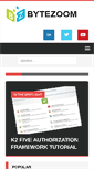 Mobile Screenshot of bytezoom.com