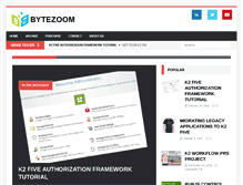 Tablet Screenshot of bytezoom.com